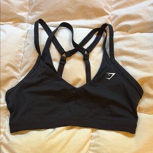 Black Gymshark Sports Bra